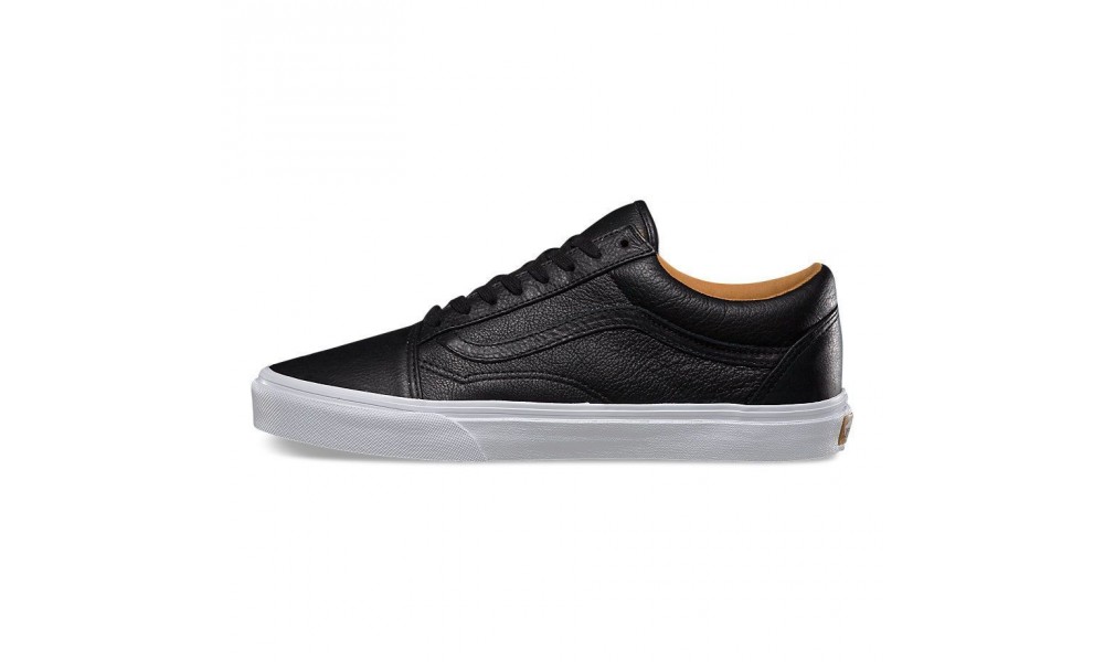 Mens vans black old skool trainers online